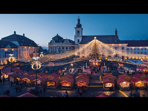 Sibiu Transylvania Romania Timelapse