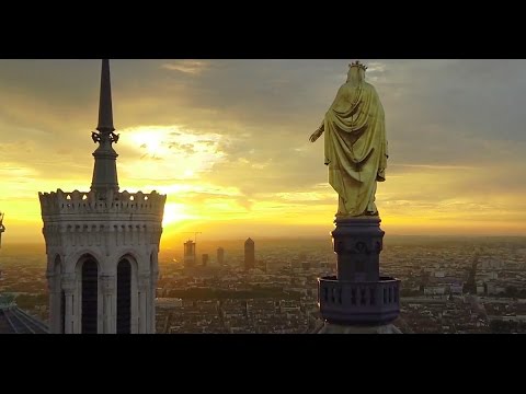 Exceptional pictures of Lyon (France) filmed using a drone