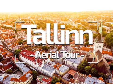 TALLINN ESTONIA- AERIAL TOUR 4K