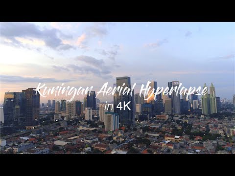 Kuningan Jakarta Indonesia Aerial Hyperlapse in [4K]