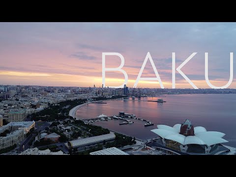 Baku - Azerbaijan - Beautiful Aerial Drone Footage