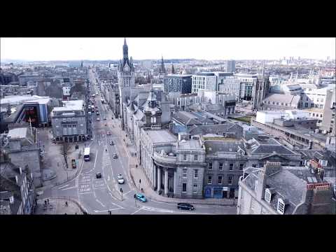 Aberdeen Scotland from the sky DJI Mavic Pro