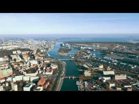 Szczecin i jego Wenecja z lotu ptaka - 4K