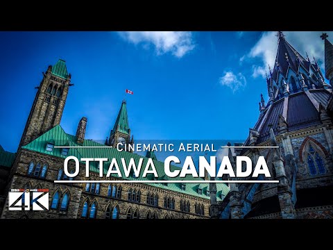 🇨🇦 4K Drone Footage OTTAWA 🔥 Capital of Canada 🔥🔥🔥 [DJI Phantom 4]