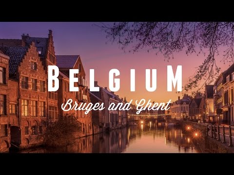 BELGIUM from the air - Brussels, Bruges and Ghent