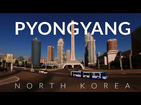 Peculiar Pyongyang - North Korea (DPRK) 4k -Time lapse -Tilt- shift