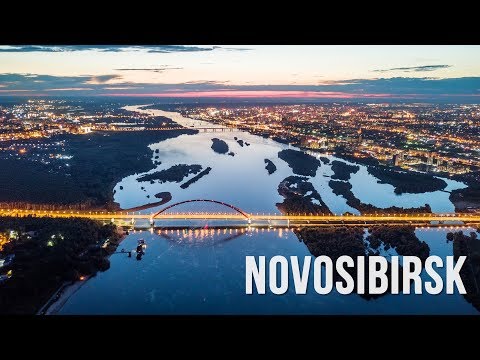 Novosibirsk. Siberia. Dronelapse