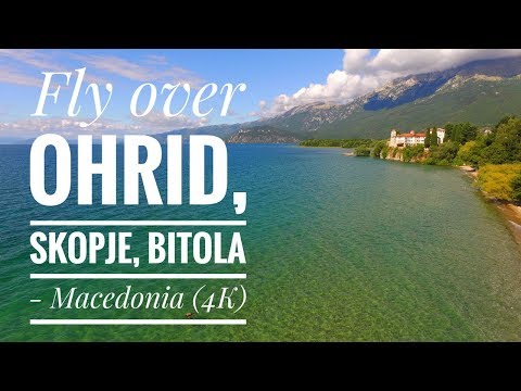 Ohrid lake, Skopje, Bitola - MACEDONIA (4K)