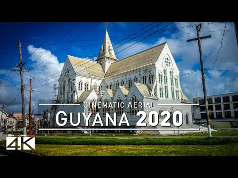 🇬🇾 4K Drone Footage GUYANA 🔥 Capital City GEORGETOWN 🔥🔥🔥 [DJI Phantom 4]