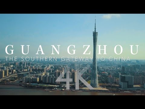 Guangzhou: The Southern Gateway to China 4K Aerial Photography, China 航拍
