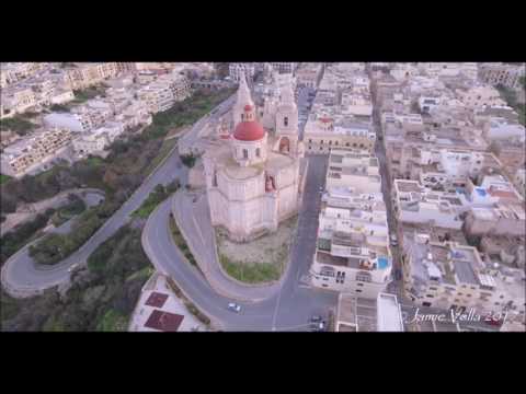 Mellieha, Malta - An aerial view of a True Gem on the Maltese Islands