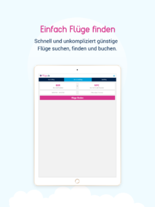 Einfach Flüge finden mit dem Ipad