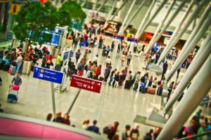 Check-in am Flughafen