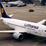 Maschine der Lufthansa