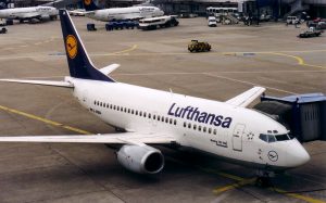 Maschine der Lufthansa