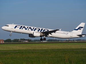 Eine Maschine der Finnair