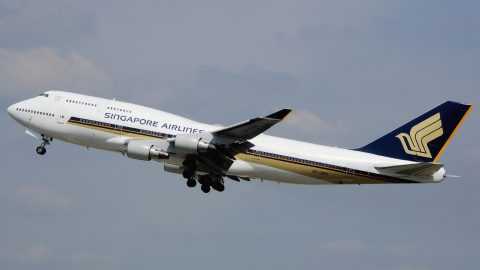 Singapore Airlines Flugzeug