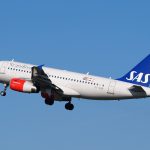 Maschine der Skandinavian Airlines