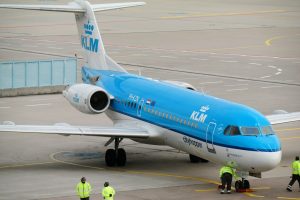 Flugzeug der KLM Royal Dutch Airlines 