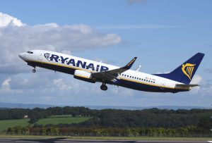 Maschine der Fluggesellschaft Ryanair