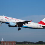 Austrian Airlines Flugzeug Himmel