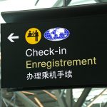 Check-in am Flughafen