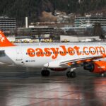 Easyjet am Flughafen Innsbruck