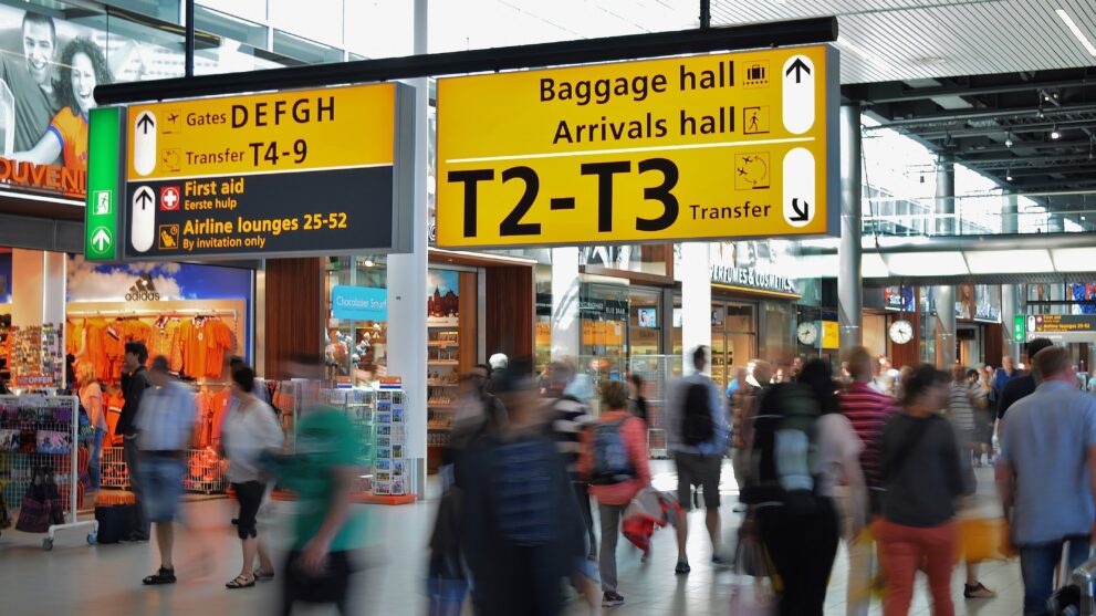 Flirten am flughafen