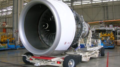 Flugzeug Turbine