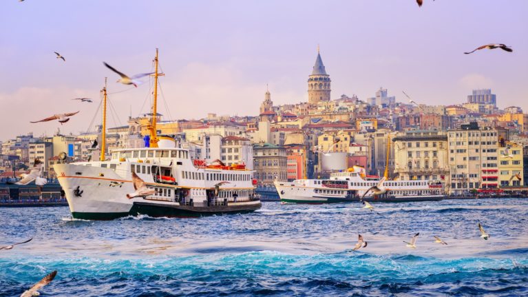 Galataturm und Goldenes Horn Istanbul