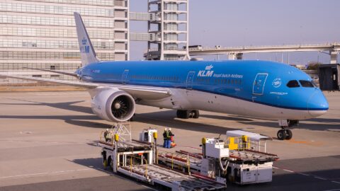 KLM Flugzeug Flughafen