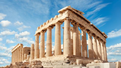 Parthenon auf der Akropolis in Athen