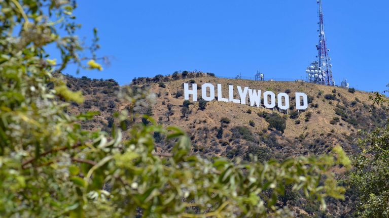Hollywood Schriftzug