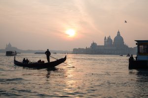 Sonnenuntergang in Venedig