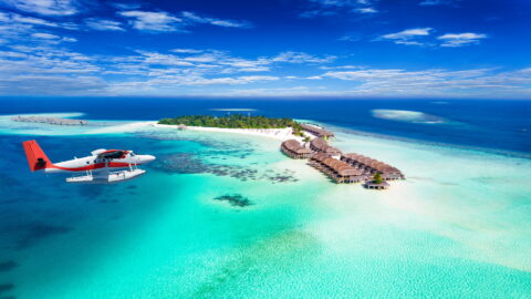 Wasserflugzeug Malediven