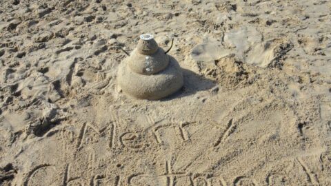 Weihnachten am Strand